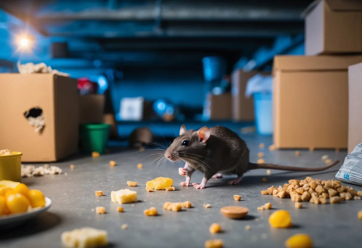Rat Removal in Idaho home attic and insulation